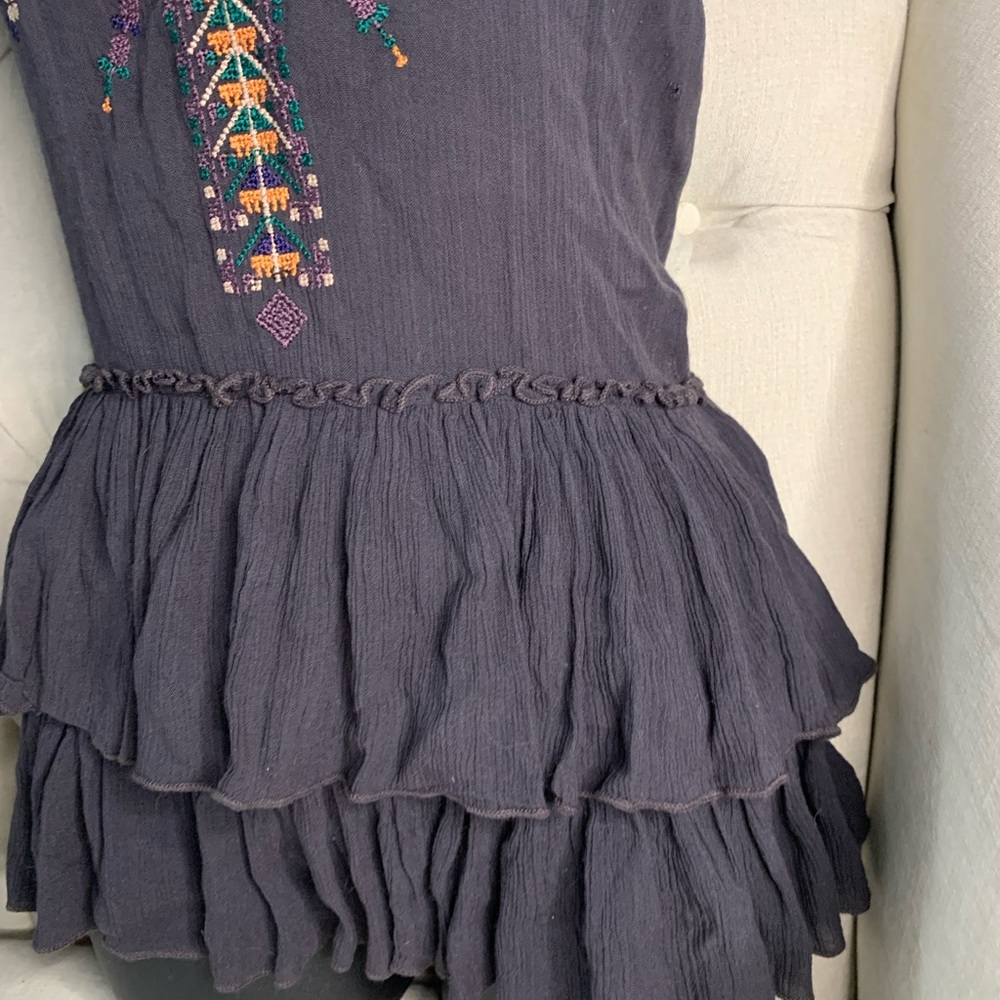 Free people - Ruffle Hem Embroidered Tank - Picture 3 of 3